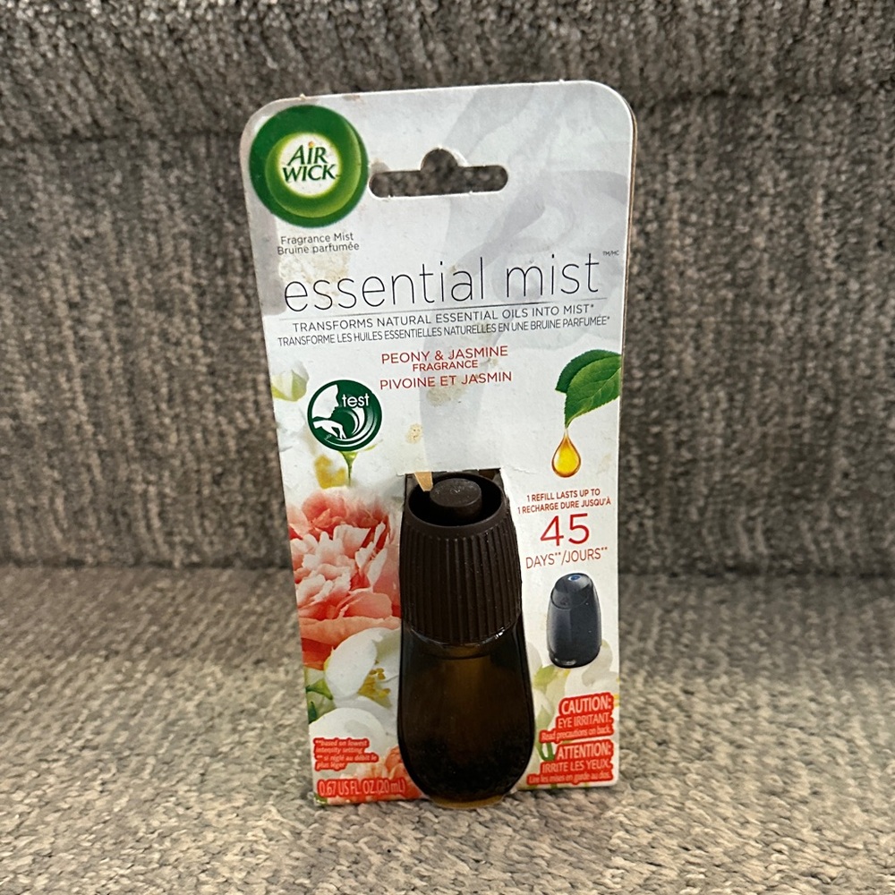 Air Wick Essential Mist Diffuser Refill in the Peony & Jasmine scent